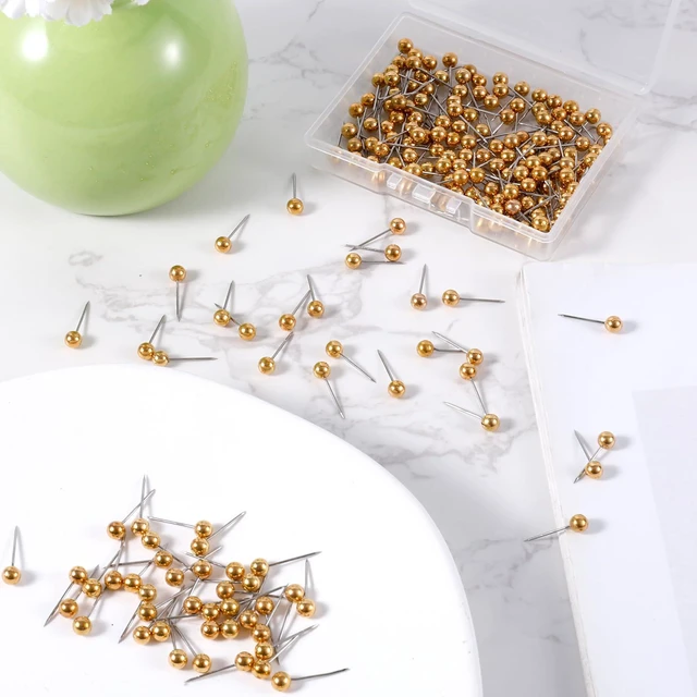Alt view image 4 of 7 - 200pcs Round Head Map Push Pins for Travel