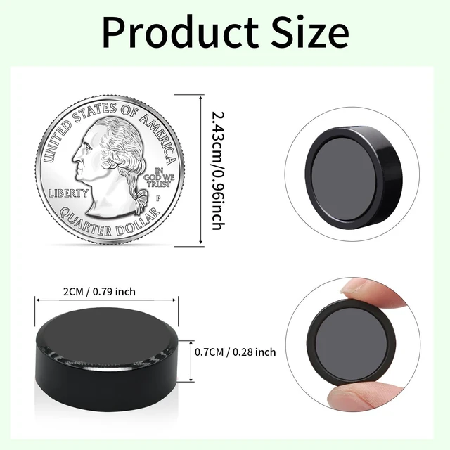 Alt view image 5 of 7 - 20PCS Heavy Duty Small Round Fridge Magnets Whiteboard Classroom Use