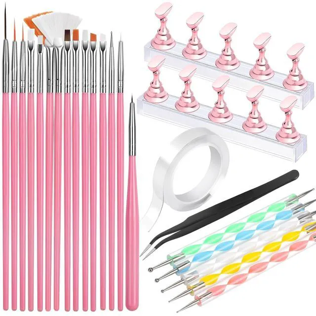 Main image of FANDAMEI Nail Art Tools, Nail Stand, and Nail Brush