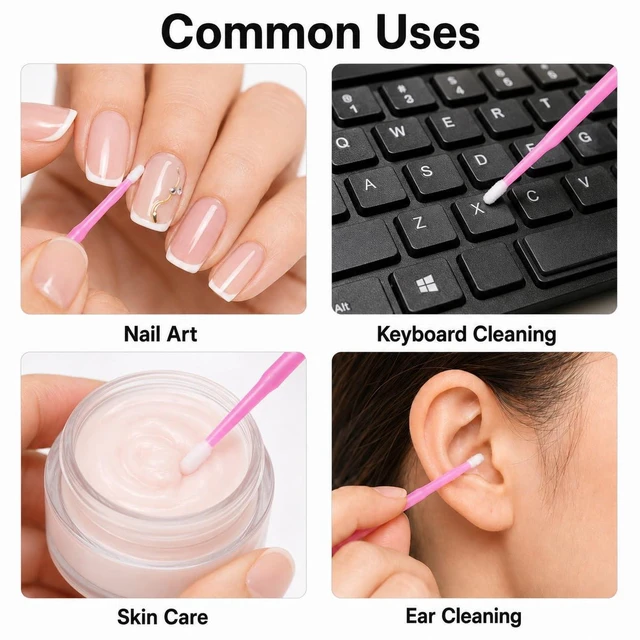 Alt view image 5 of 6 - G2PLUS Micro Swabs 100PCS Disposable Micro Applicator Brushes