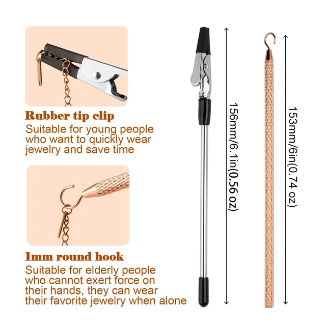 Alt view image 3 of 6 - 2 Pcs Bracelet Helper Tool Easy to Put on Yourself