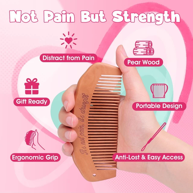 Alt view image 3 of 6 - Wooden Birth Comb Pregnancy Essentials for Labor Pain
