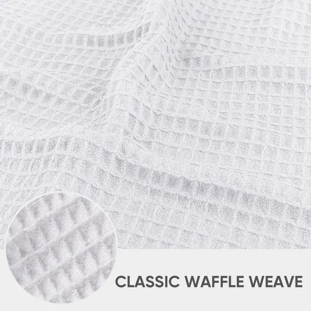 Alt view image 6 of 7 - HOMEXCEL Waffle Weave Microfiber Towel, 10 Pack, 12x12in