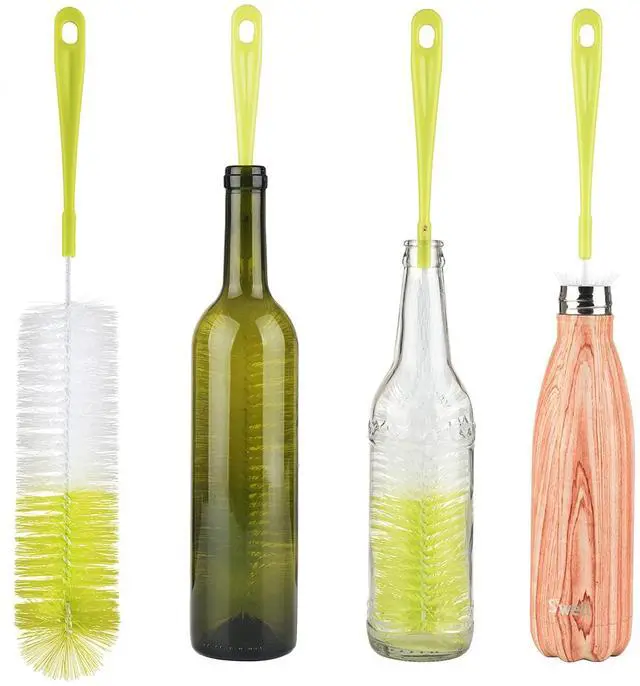 Main image of ALINK 16inch Long Bottle Brush Cleaner for Washing Wine, Beer, Sport Well, Thermos, Glass, Hummingbird Feeder and Long Narrow Neck Sport Bottles