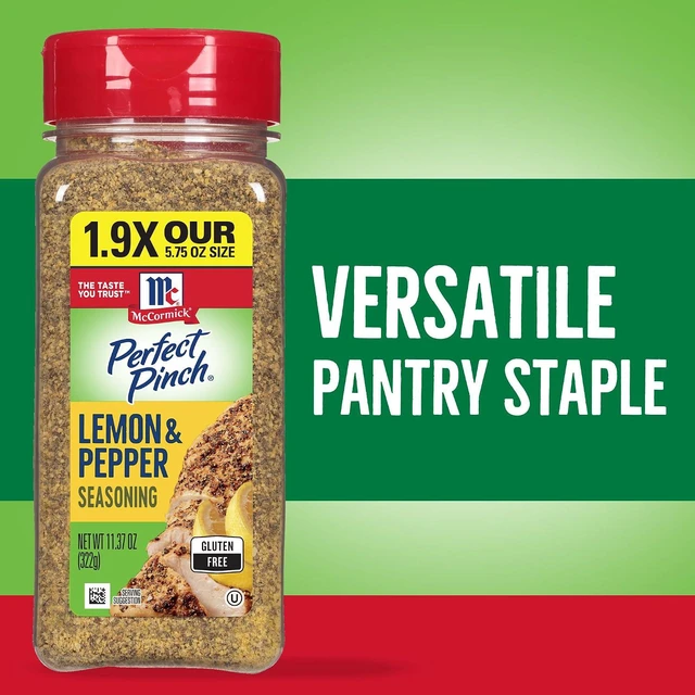 Alt view image 4 of 7 - McCormick Perfect Pinch Lemon Pepper Seasoning, 11.37oz