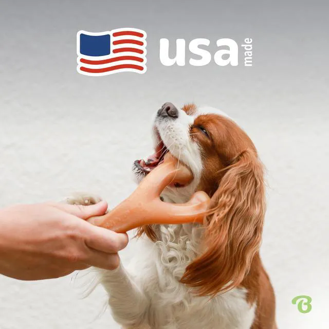 Alt view image 5 of 6 - Benebone Wishbone Dog Chew Toy for Aggressive Chewers, Real Bacon, Medium