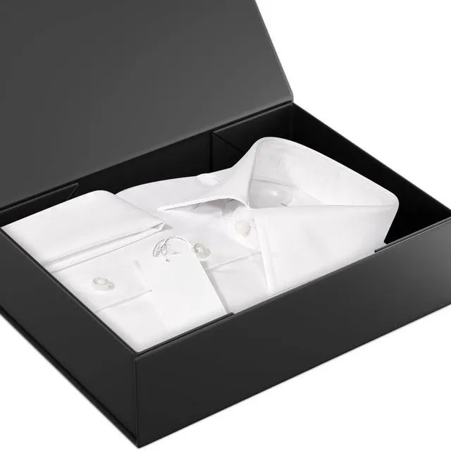 Alt view image 5 of 6 - Black Magnetic Closure Gift Box, 11.9 x 8.5 x 3.3 Inches