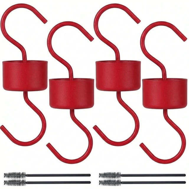 Main image of 4-Pack Metal Ant Moat for Hummingbird Feeders