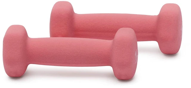 Alt view image 2 of 6 - Amazon Basics Neoprene Dumbbell Hand Weights for Exercise and Muscle Toning