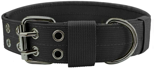 Main image of Heavy Duty Adjustable Tactical Dog Collar for Large Dogs