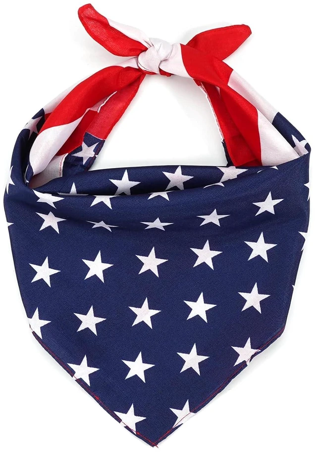 Main image of Ardorchid American Flag Bandana Headband Red White and Blue Neck Face Scarf Head Wrap for Men Women