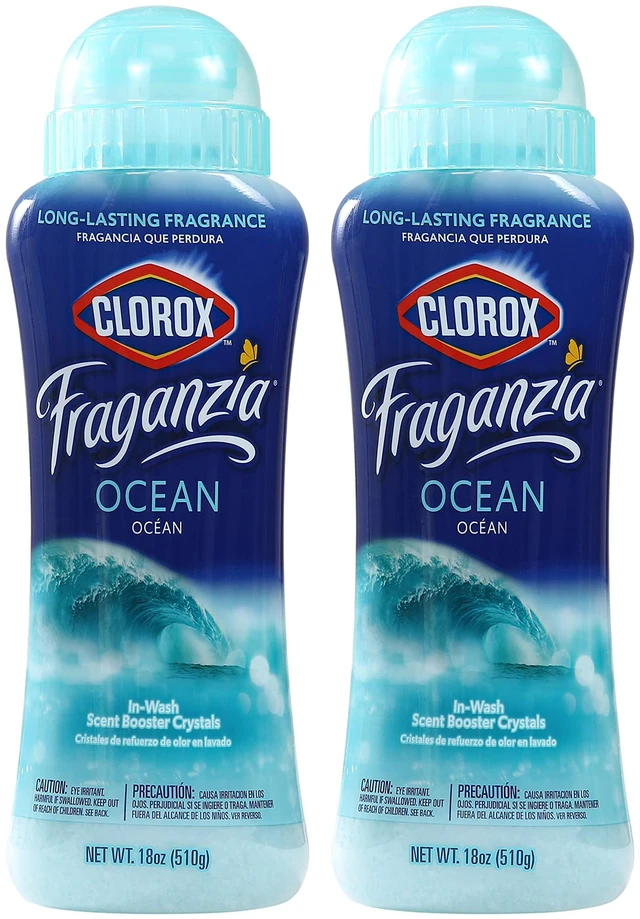 Main image of Clorox Fraganzia In-Wash Scent Booster Crystals, Ocean, 2x18 Oz