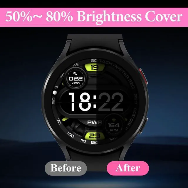 Alt view image 6 of 7 - 4 Pcs 8 x 4 Inch Self-Adhesive Light Dimming LED Blocking Stickers for Electronics Alarm Clock Monitor