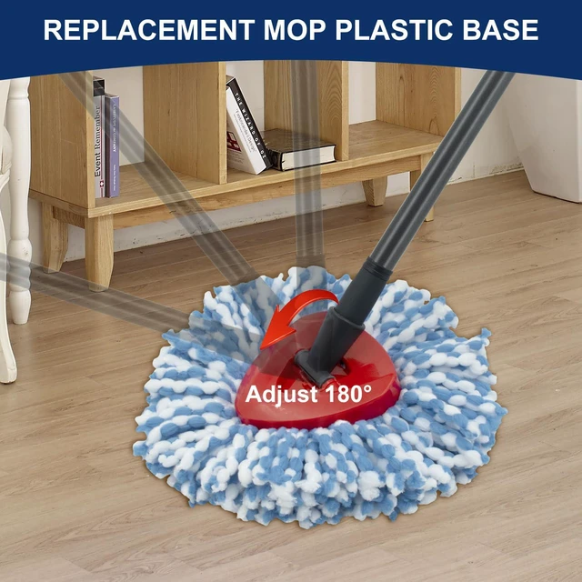 Alt view image 5 of 6 - Ocedar RinseClean 2 Tank System Spin Mop Replacement Head Base, Rotating Mop Base Compatible Only