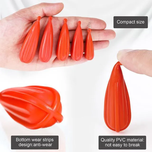 Alt view image 4 of 6 - 6Pcs Fishing Practice Plugs Mixed Sizes Bait Casting Practice Weights