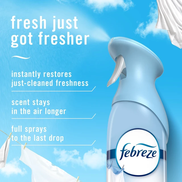 Alt view image 4 of 6 - Febreze Air Mist Air Freshener, Linen & Sky Scent, 8.1oz (Pack of 2)