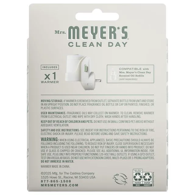 Alt view image 2 of 5 - Mrs. Meyer's Clean Day Scented Oil Diffuser Air Freshener, 1 Count