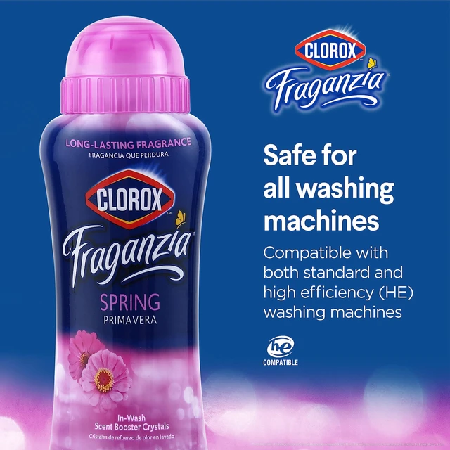 Alt view image 3 of 7 - Clorox Fraganzia In-Wash Scent Booster Crystals, Spring Scent, 2 x 18 Oz