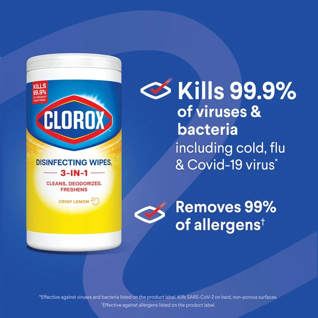 Alt view image 2 of 6 - Clorox Disinfecting Wipes Variety Pack, 75 Count, 3 Pack