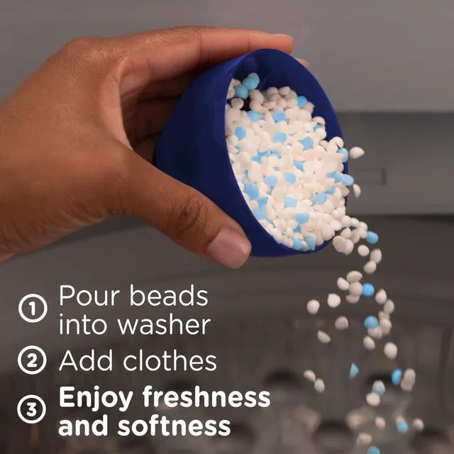 Alt view image 2 of 7 - Downy Blends In-Wash Laundry Scent Booster Beads, Meadow Rain Scent, 13 OZ, Fabric Softener Beads and Freshness