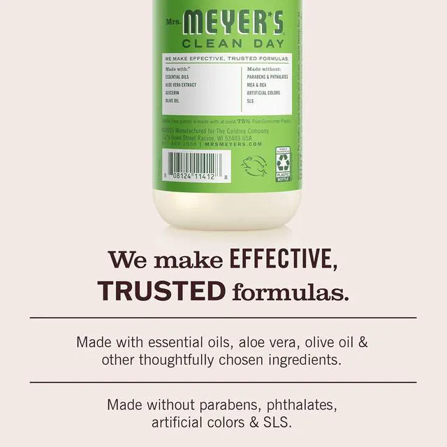 Alt view image 3 of 6 - MRS. MEYER'S CLEAN DAY Hand Soap, Fresh Cut Grass Scent, 12.5Fl Oz