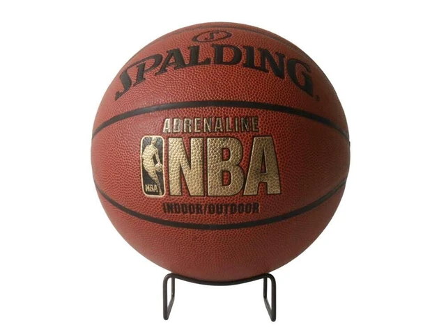 Alt view image 2 of 6 - HillSpring Metal Ball Display Stand Base Holder for Basketball, Bowling, Soccer, Volleyball, Rugby and Other Autographed Balls