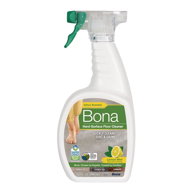 Alt view image 6 of 6 - Bona Multi-Surface Floor Cleaner Spray 32 fl oz Lemon Mint Scent