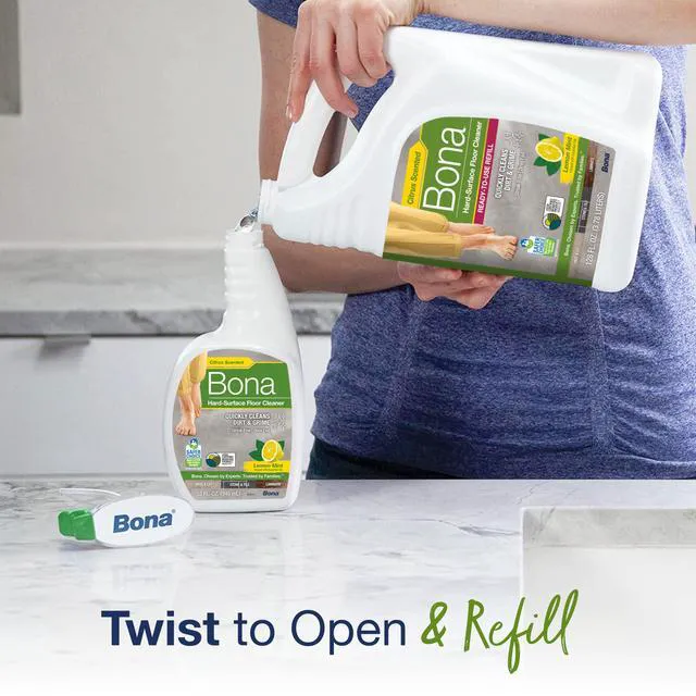 Alt view image 3 of 6 - Bona Multi-Surface Floor Cleaner Spray 32 fl oz Lemon Mint Scent