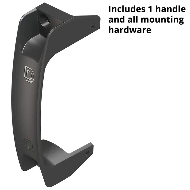Alt view image 4 of 6 - D&D Technologies LL3GH Gate Handle, Reversible for Right or Left Handing, Side-Fixing Legs for Easy Alignment and Added Strength, for Any Square Post Gate