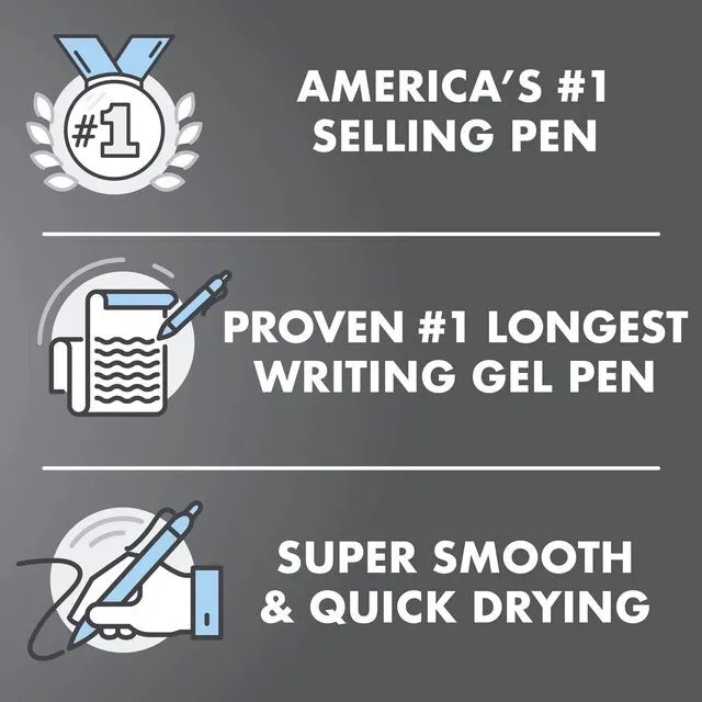 Alt view image 5 of 6 - Pilot G2 Premium Gel Roller Pens, Blue Ink, Fine Point, 5-Pack