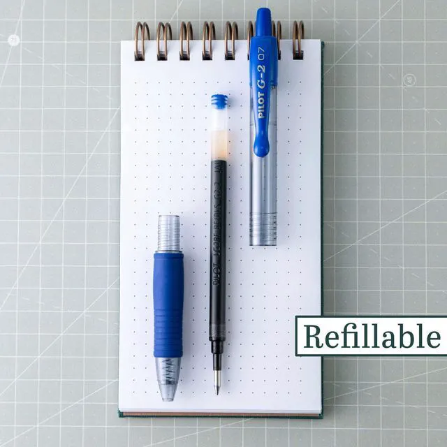 Alt view image 2 of 6 - Pilot G2 Premium Gel Roller Pens, Blue Ink, Fine Point, 5-Pack