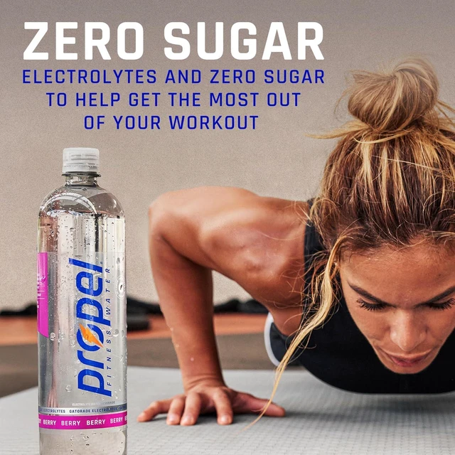 Alt view image 4 of 7 - Propel Electrolyte Water Tropical Punch 12fl oz Bottles 8 Pack