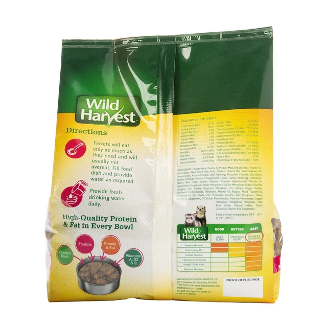 Alt view image 2 of 3 - Wild Harvest Advanced Nutrition Ferret Food 3 lbs