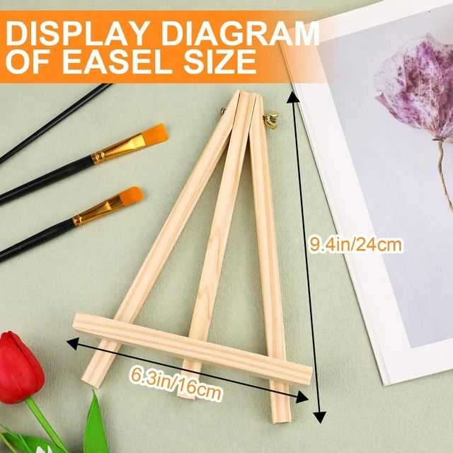 Alt view image 2 of 7 - ESRICH 4PCS 9Inch Easel Stand for Painting Canvas