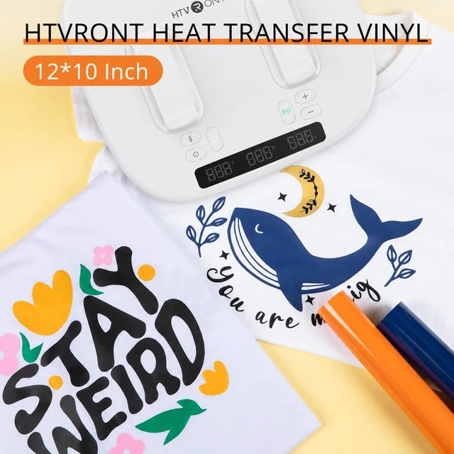 Alt view image 7 of 7 - HTVRONT HTV Heat Transfer Vinyl 13-Pack Sheets