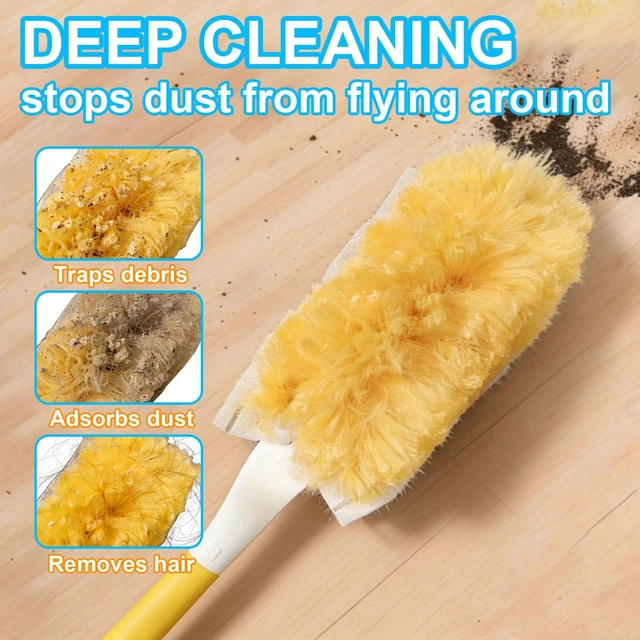 Alt view image 4 of 6 - 20-Pack Heavy Duty Duster Refills for Swiffer, Multi-Surface 360 Disposable Dusters (Handle Not Included)