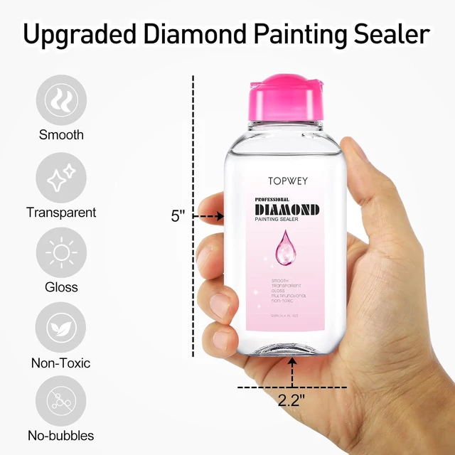 Alt view image 6 of 6 - Diamond Painting Sealer Retains Your Diamond Sparkle