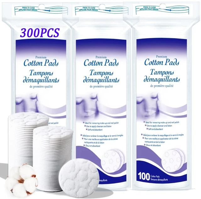 Main image of 300 Count Round Cotton Pads for Face