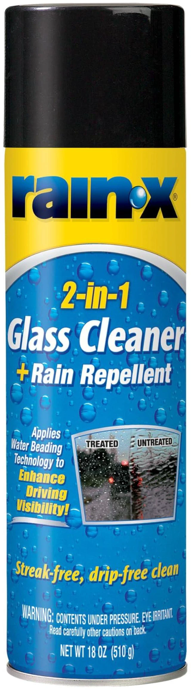 Main image of Rain-X 5080233 2-in-1 Glass Cleaner Plus Rain Repellent, 18 Ounce, Blue
