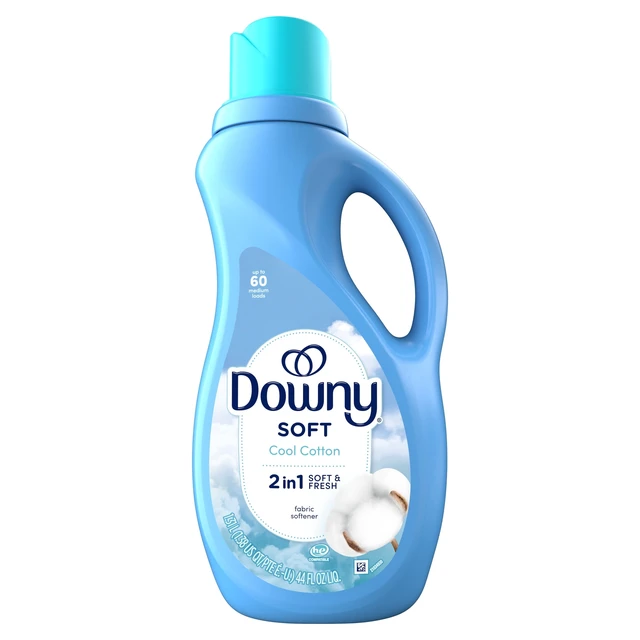 Alt view image 2 of 5 - Downy Liquid Laundry Fabric Softener and Conditioner, 44 fl oz, 60 Loads, Cool Cotton Scent