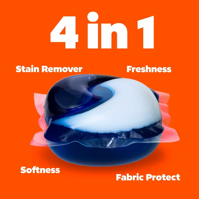 Alt view image 3 of 6 - Tide PODS Laundry Detergent Pacs with a Touch of Downy Freshness, 3X Cleaning Power, 11Count