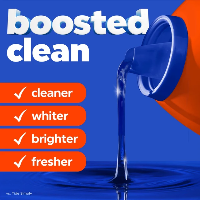 Alt view image 3 of 6 - Tide Laundry Detergent Liquid, Original Scent, 6X Boosted Cleaning Power, 29fl oz, 23 Loads