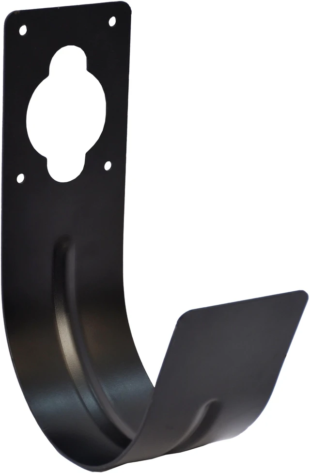 Main image of Expert Gardener Metal Spigot Hose Hanger, Black, Holds up to 100 ft of Hose