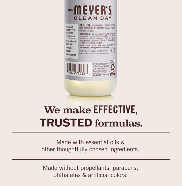Alt view image 6 of 6 - Mrs. Meyer's Clean Day Room Spray, Lavender Scent, 8Fl Oz Bottle