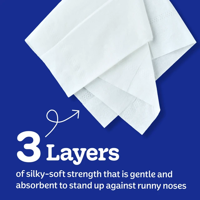 Alt view image 5 of 6 - Kleenex Ultra Soft 3-Ply Cube Box Facial Tissues, 4-Pack (240 Tissues)