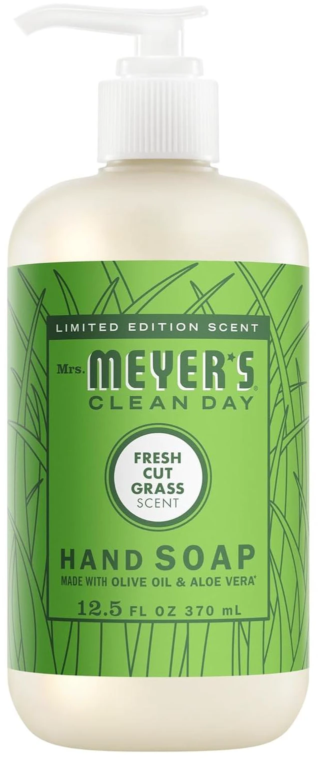 Main image of Mrs. Meyer's Clean Day Hand Soap, 12.5 Fl Oz, Fresh Cut Grass Scent