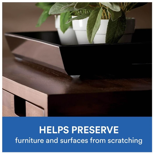 Alt view image 3 of 6 - Scotch Adhesive Bumper Pads, 1/2Inch, Clear, Self-Stick Rubber Cabinet Door Stoppers, 20 Pack
