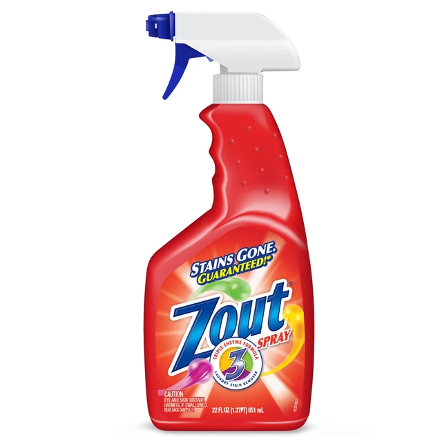 Alt view image 7 of 7 - Zout Laundry Stain Remover Spray, Triple Enzyme Formula, 22 oz, 1 Pack