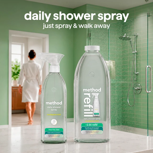 Alt view image 3 of 7 - Method Daily Shower Cleaner Refill, Eucalyptus Mint, 68fl oz