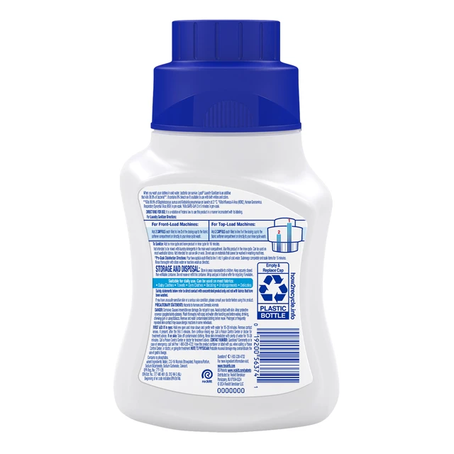 Alt view image 4 of 6 - Lysol Laundry Sanitizer Additive, Crisp Linen, 21 fl oz